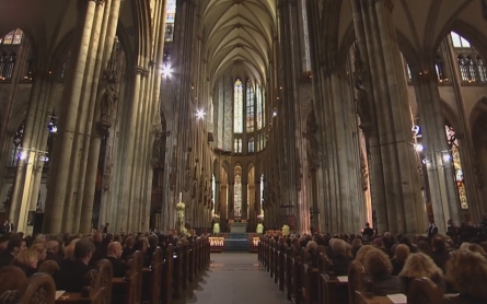 Memorial service for Germanwings victims held in Cologne